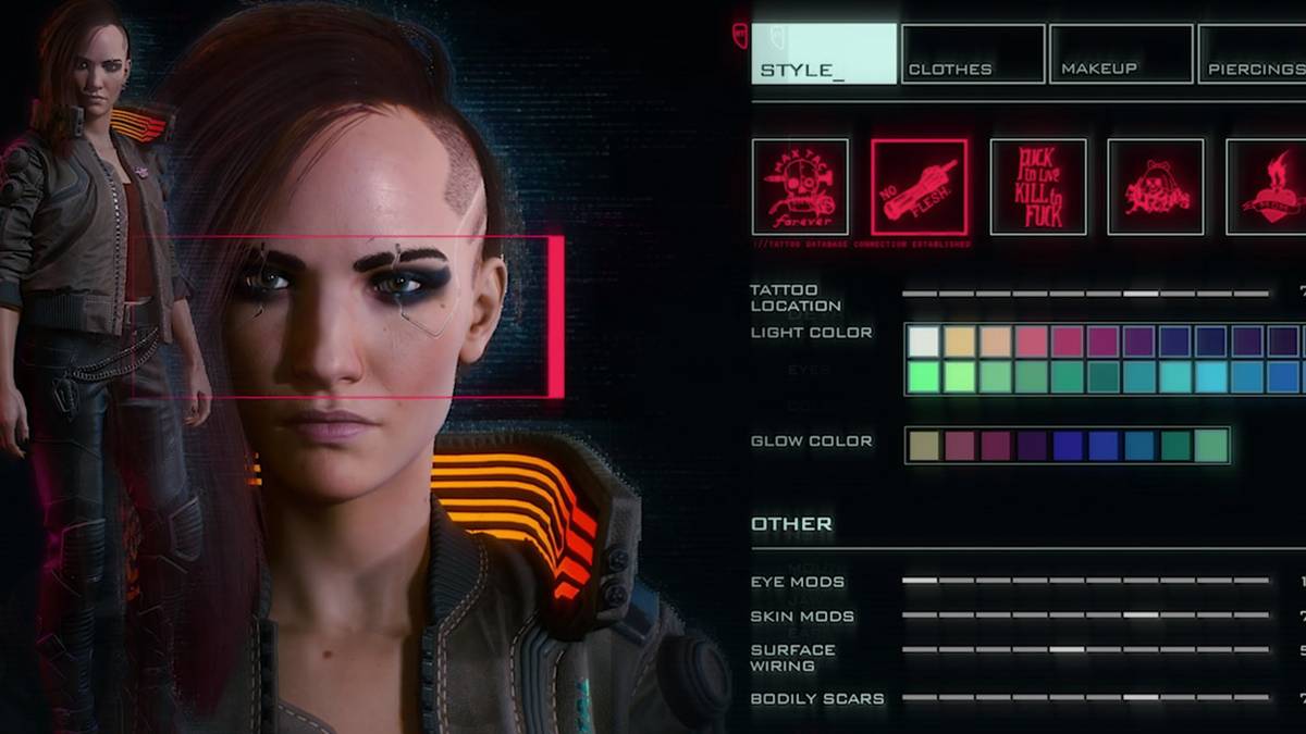 Cyberpunk 2077 Customization