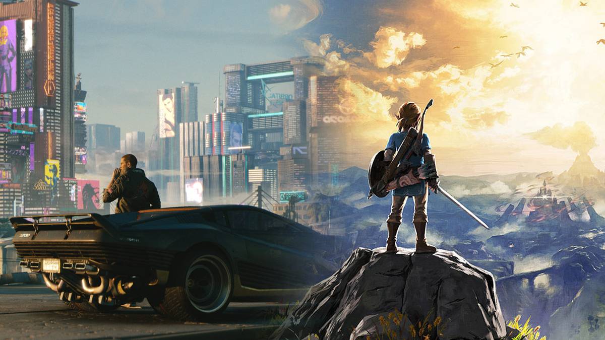 Cyberpunk 2077 Night City Breath Of The Wild Hyrule Map