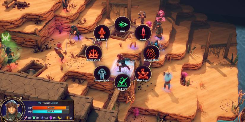 Dark Crystal Age of Resistance Tactics Gameplay Action Menu