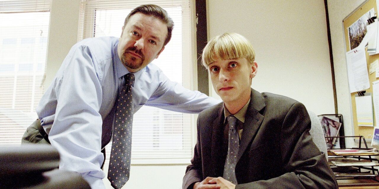 David and Gareth in The Office
