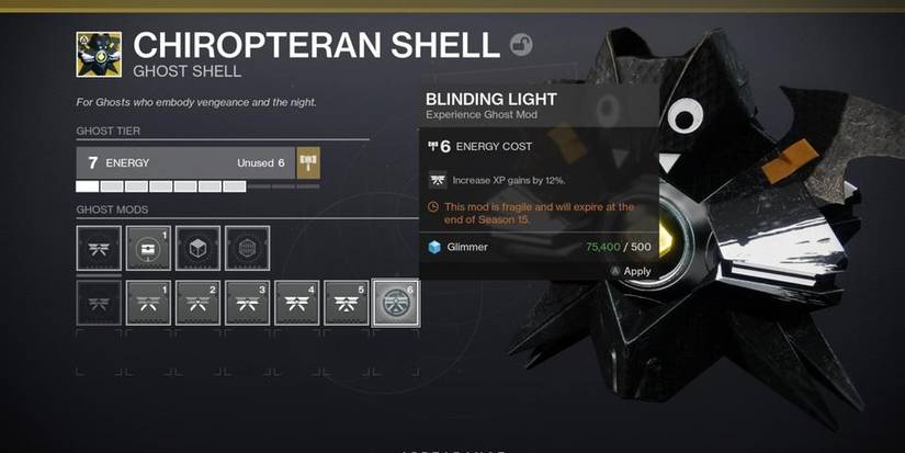 Destiny 2 Blinding Light Mod