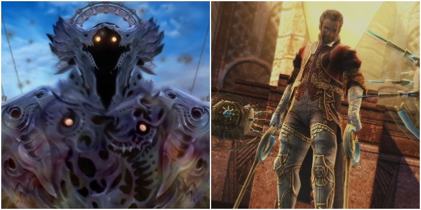 image of Famfrit next to Doctor Cid in Final Fantasy XII