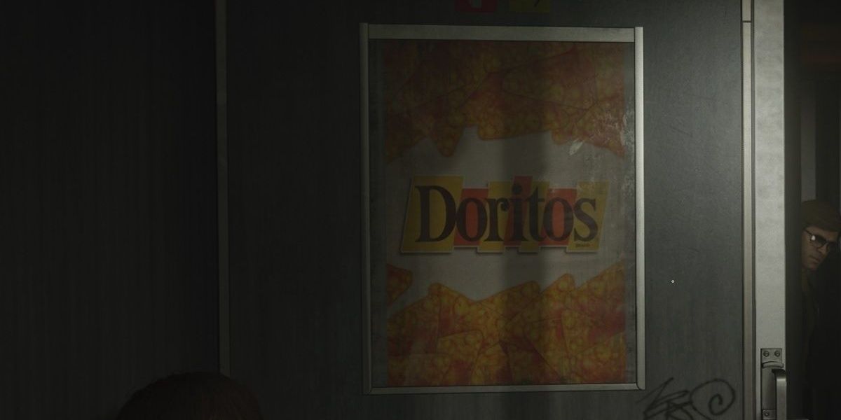 Doritos Poster on Train Black Ops Cold War