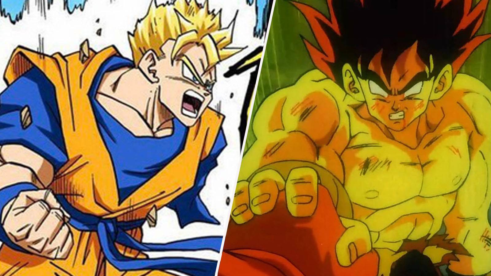 Dragon Ball Future Gohan and Pseudo Super Saiyan Goku