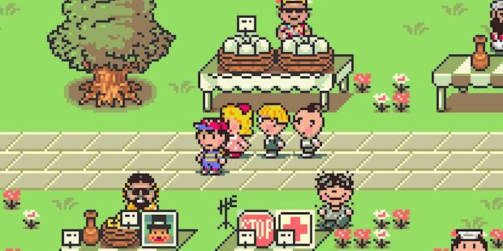 SNES Earthbound Ness And Team City