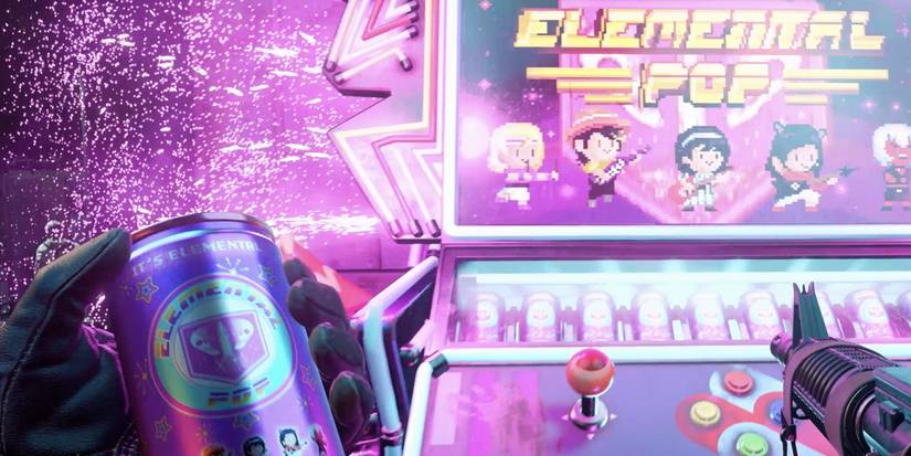 Elemental Pop Perk Machine and Can