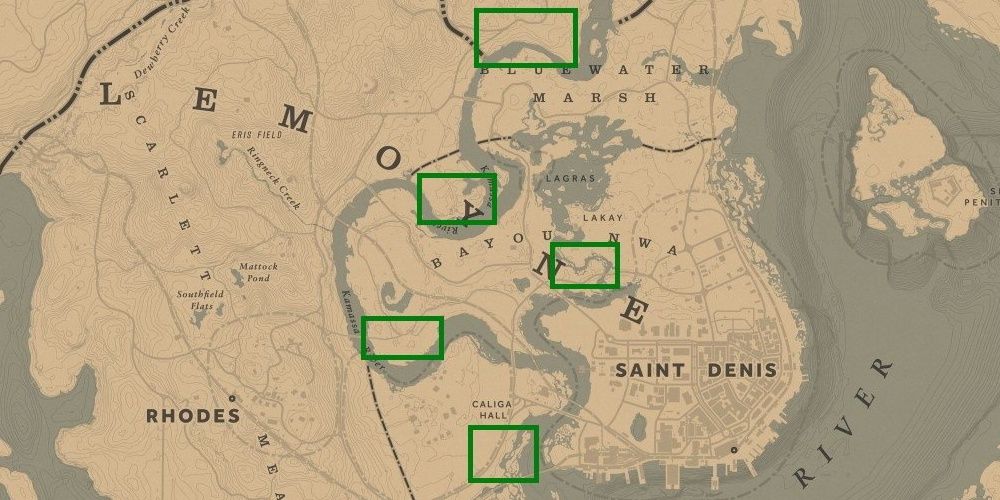 Evergreen Huckleberry Locations Red Dead Online
