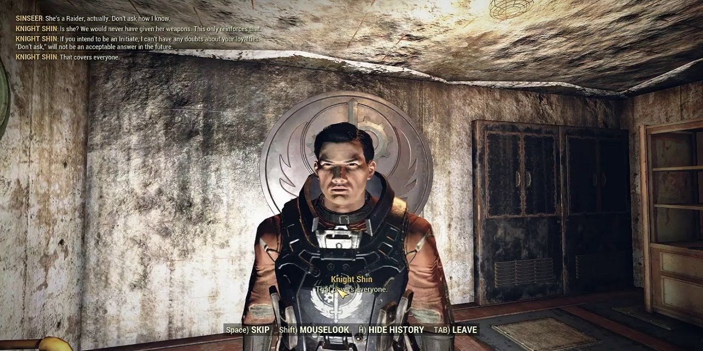Knight Shin Fallout 76 Steel Dawn update