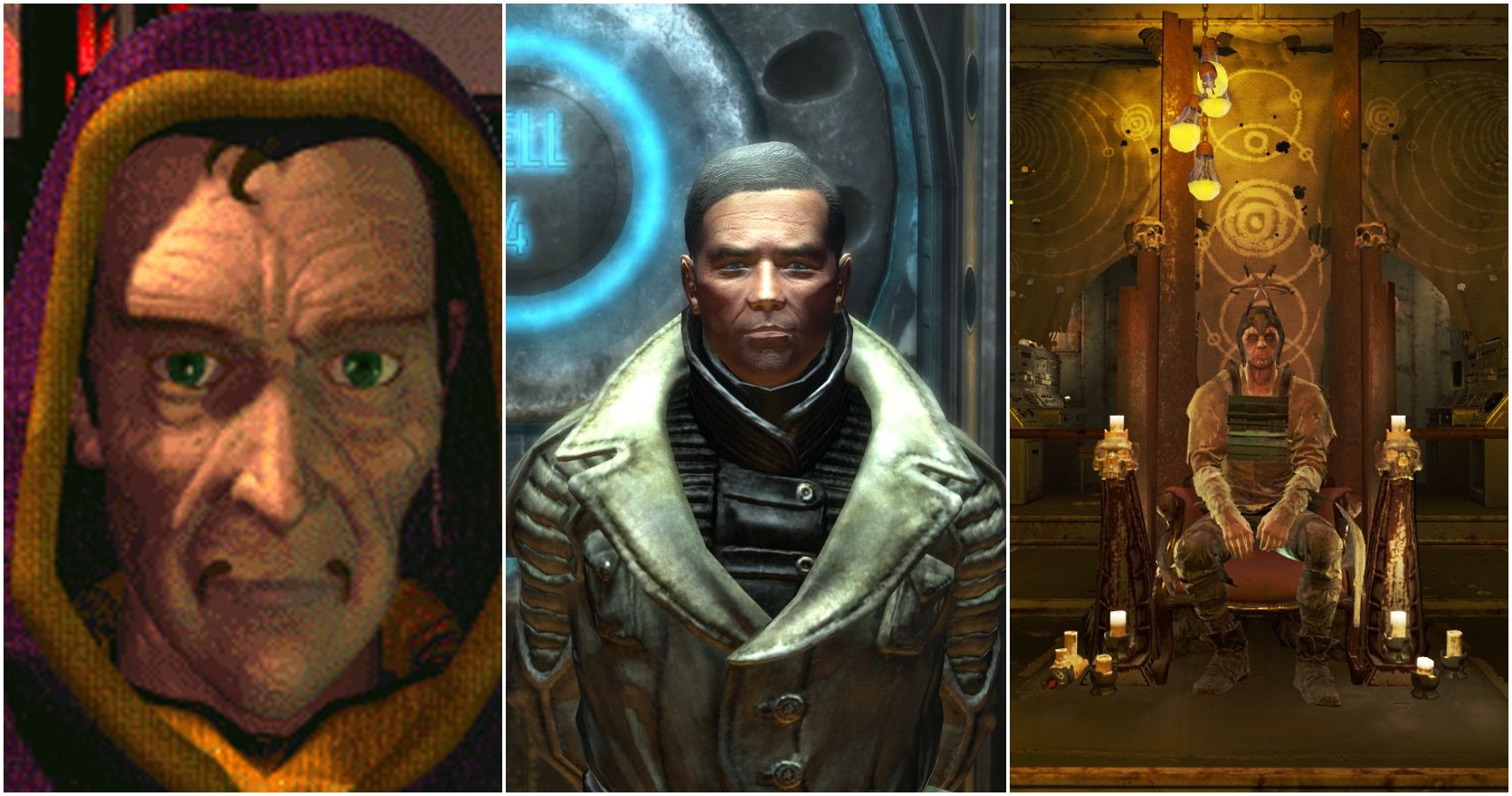 The villains of the Fallout series, including Augustus Autumns and Confessor Tektus