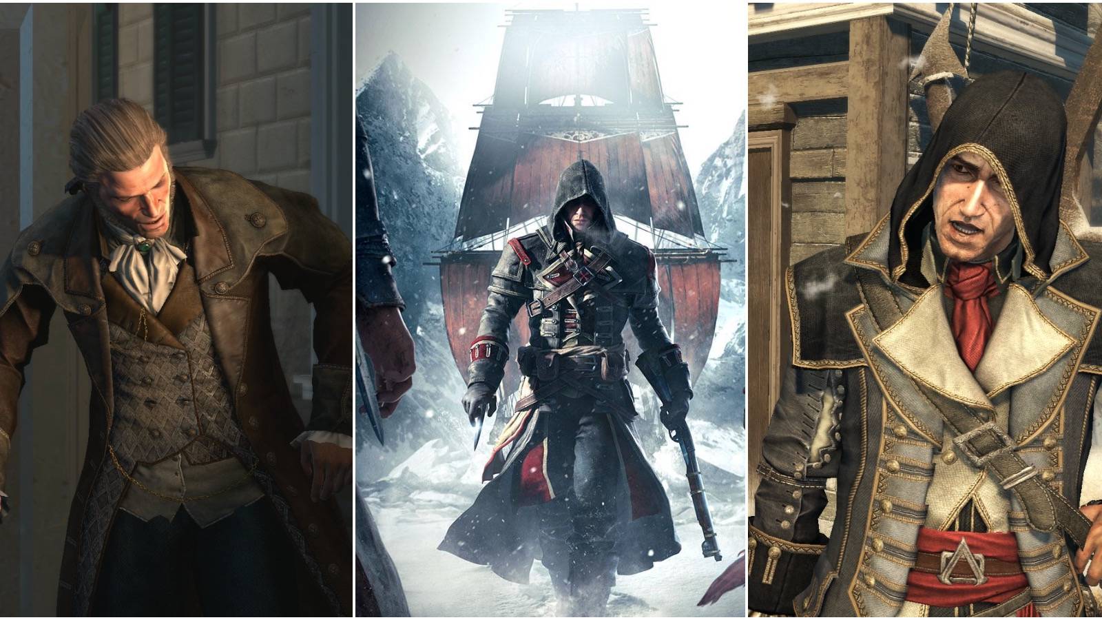 Shay Cormac in the middle of Lawrence Washington and Louis-Joseph Gaultier