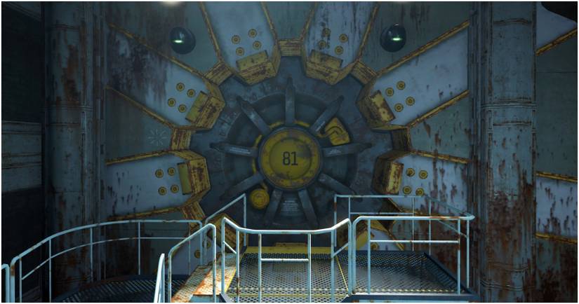 The entrance to Vault 81