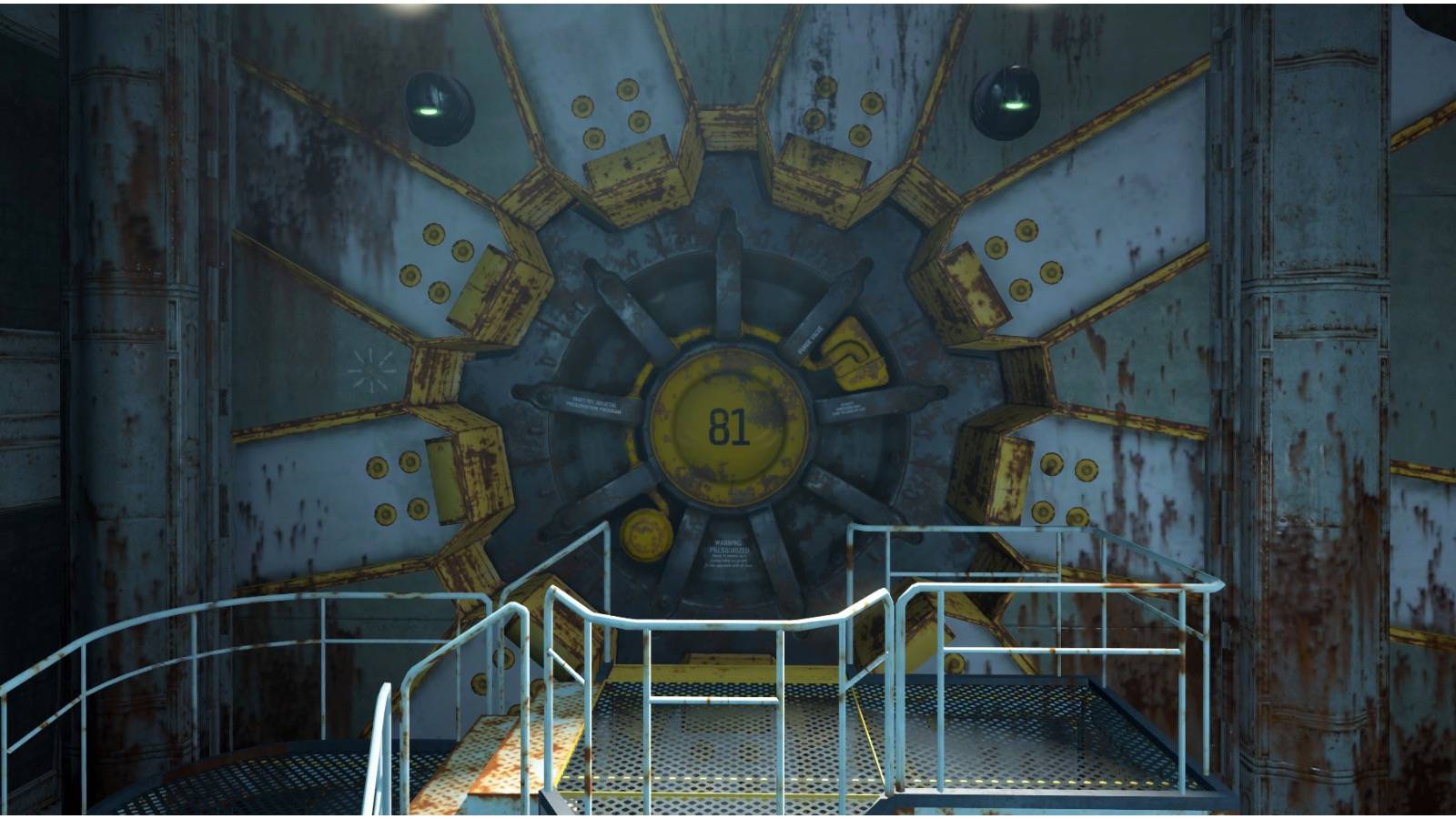 The entrance to Vault 81