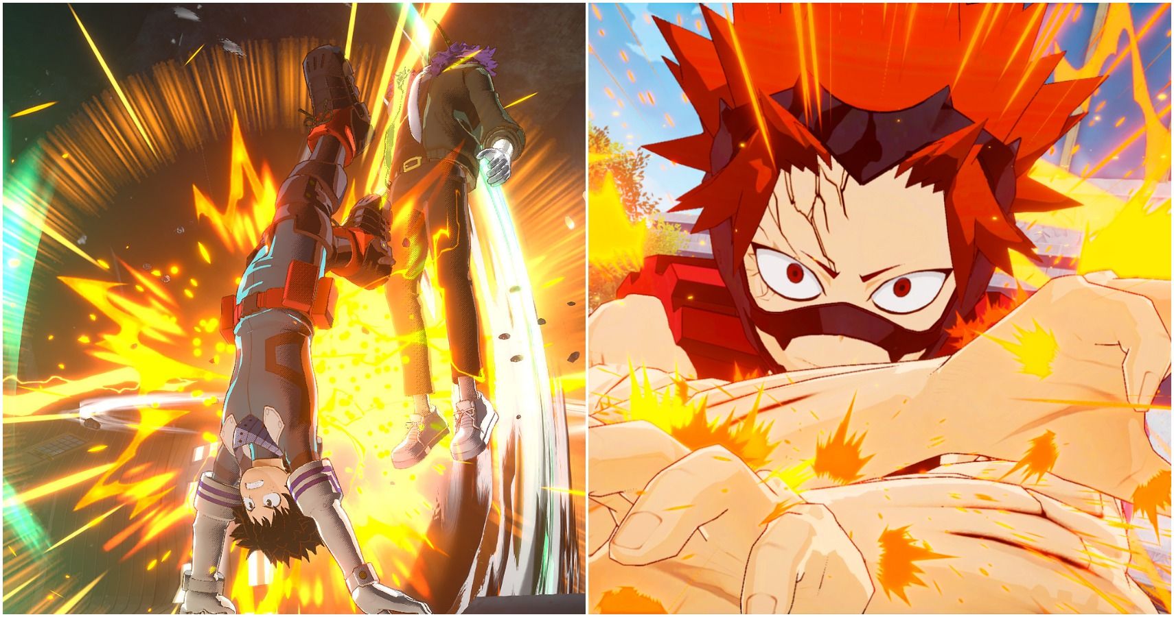 Featured - My Hero One's Justice 2, Deku and Kirishima Fighting