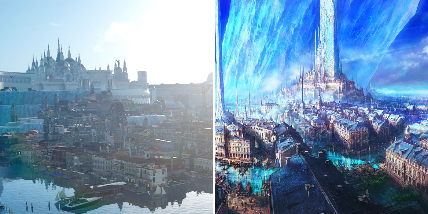 Final Fantasy 16 Final Fantasy 15 World City Art