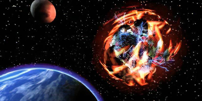 Square Final Fantasy VII Meteor Earth