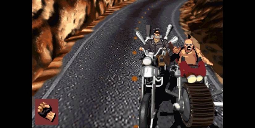 Full Throttle - fighting on motorbikes