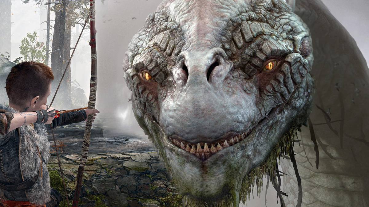 God Of War World Serpent Atreus