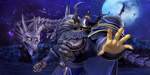 Golbez reaches out in Final Fantasy Dissidia series