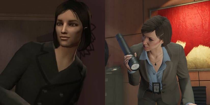 Split Image Grand Theft Auto Karen GTA 4 Gta 5