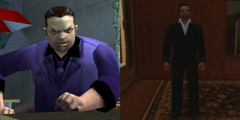 Split Image Grand Theft Auto Toni Cipriani Vice City Liverty City Stories