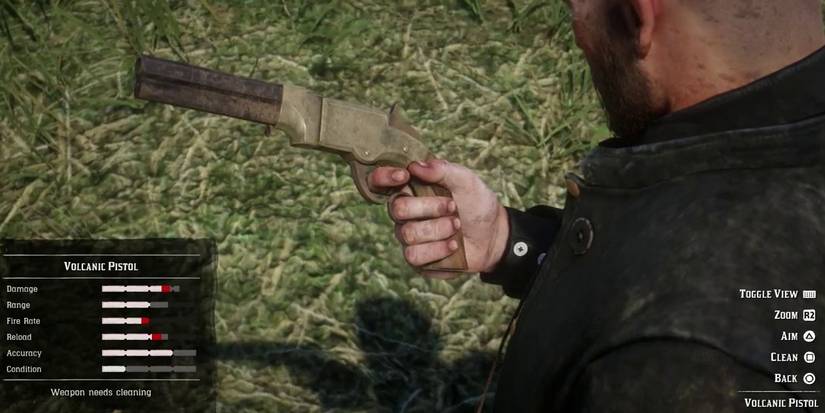 Dirty Volcanic Pistol Red Dead Online
