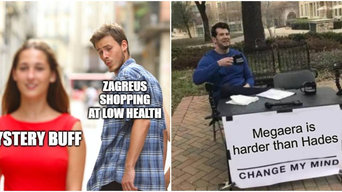 Hades Memes Collage Zagreus Whistling Change My Mind