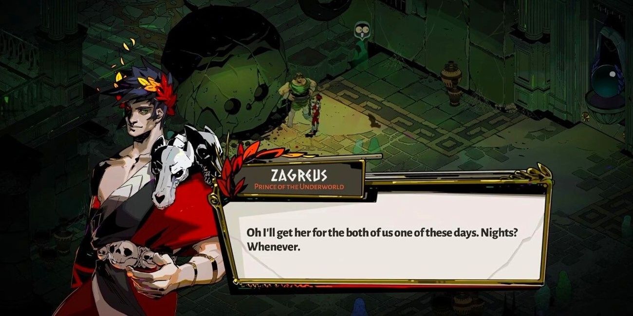 Hades Zagreus Speaks To Sisyphus About Day And Night