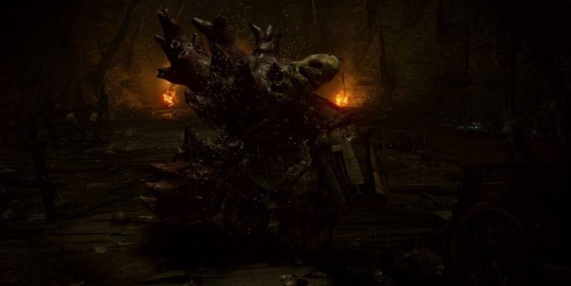 The dirty colossus is another boss that is weak to fire.