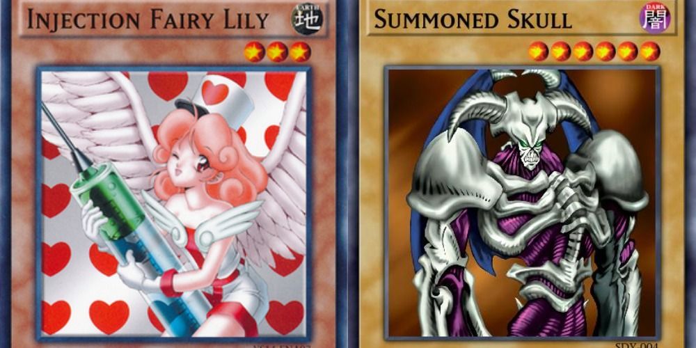 Injection Fairy Lily and Summoned Skull TCG artwork