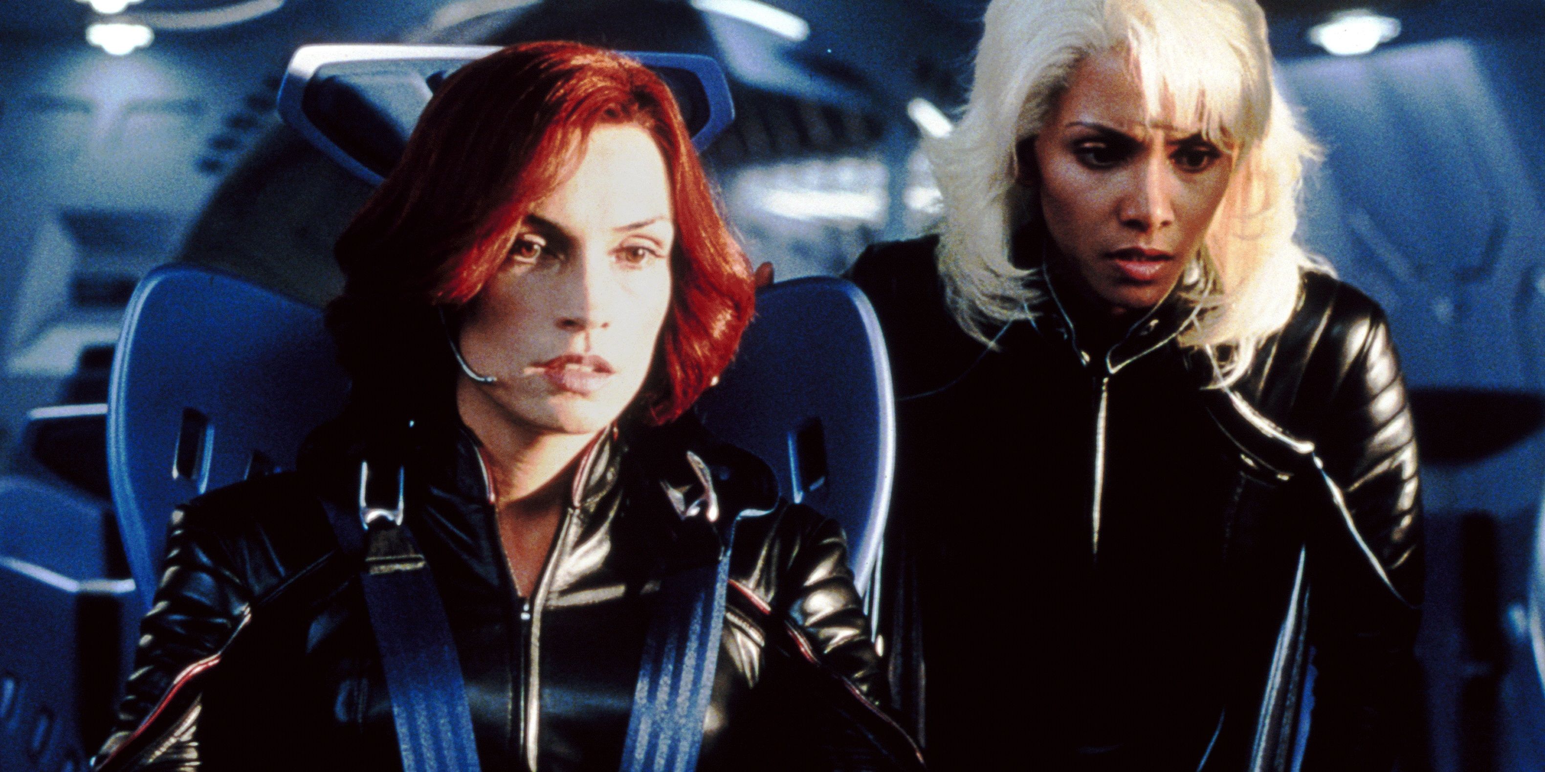 Jean Grey and Storm in X2