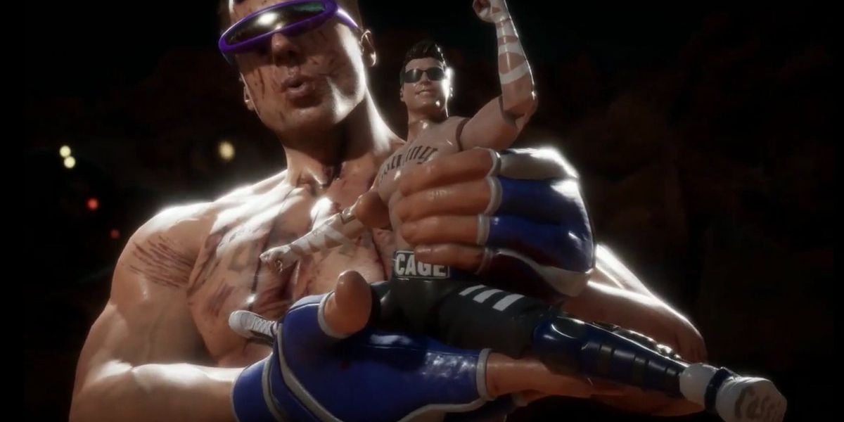 Johnny Cage Playing With Johnny cage