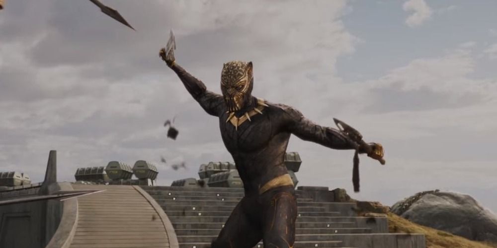 Killmonger's Panther habit in MCU Black Panther film