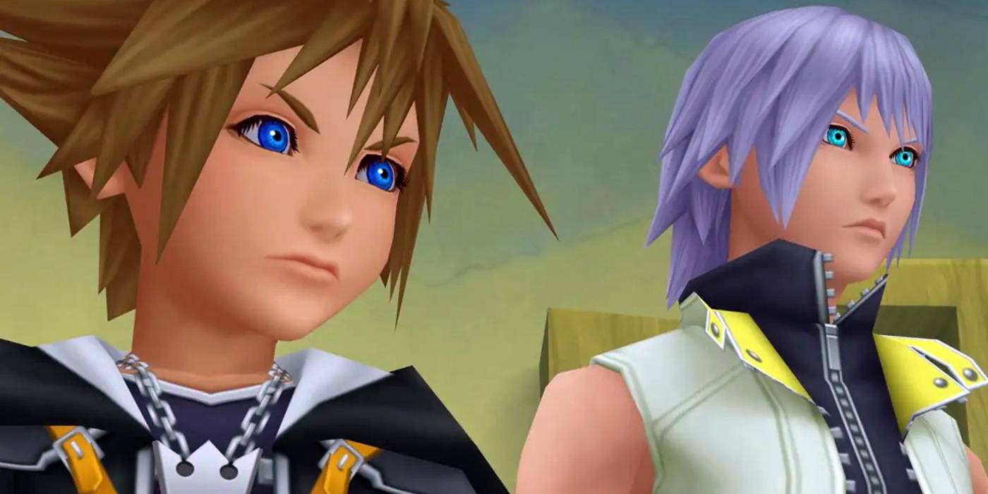 Sora y Riku de Kingdom Hearts 2