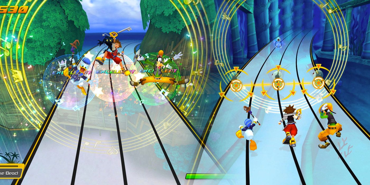 Kingdom Hearts Melody Of Memory Rhythm Gameplay