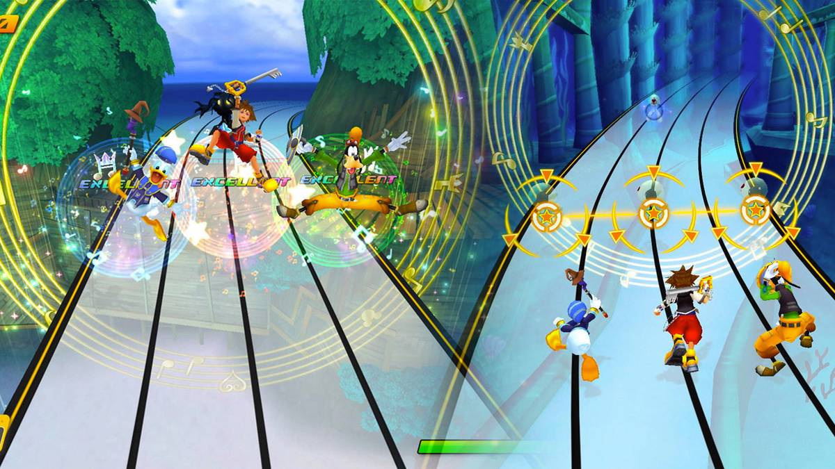 Kingdom Hearts Melody Of Memory Rhythm Gameplay
