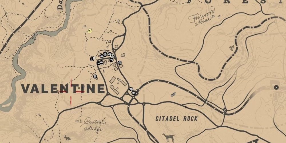 Location of Red Raspberry Red Dead Online