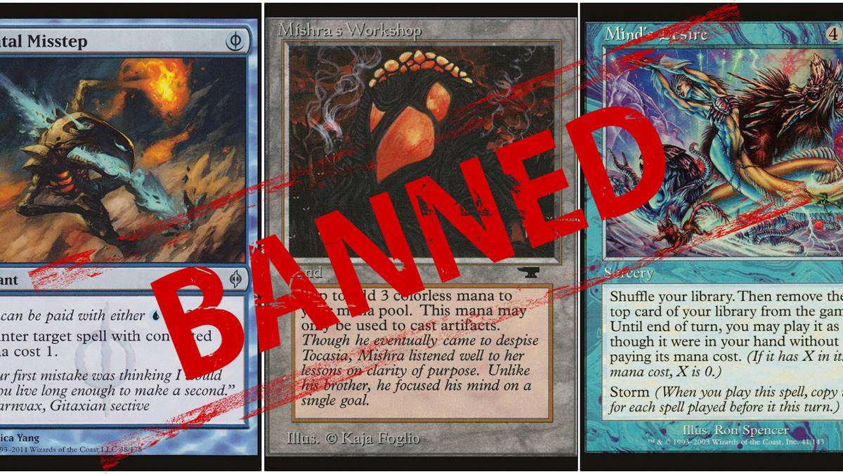 Magic: The Gathering 10 Specific Reasons Cards Were Banned Magic: The Gathering 10 Specific Reasons Cards Were Banned