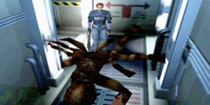 Man/Spider Hybrid Attacking Leon Kennedy