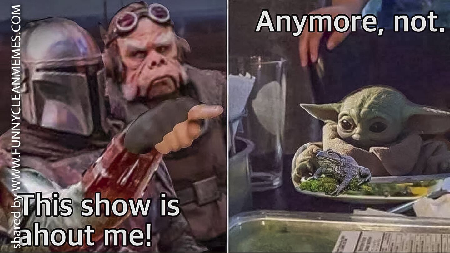 Mandalorian Meme Baby Yoda Star