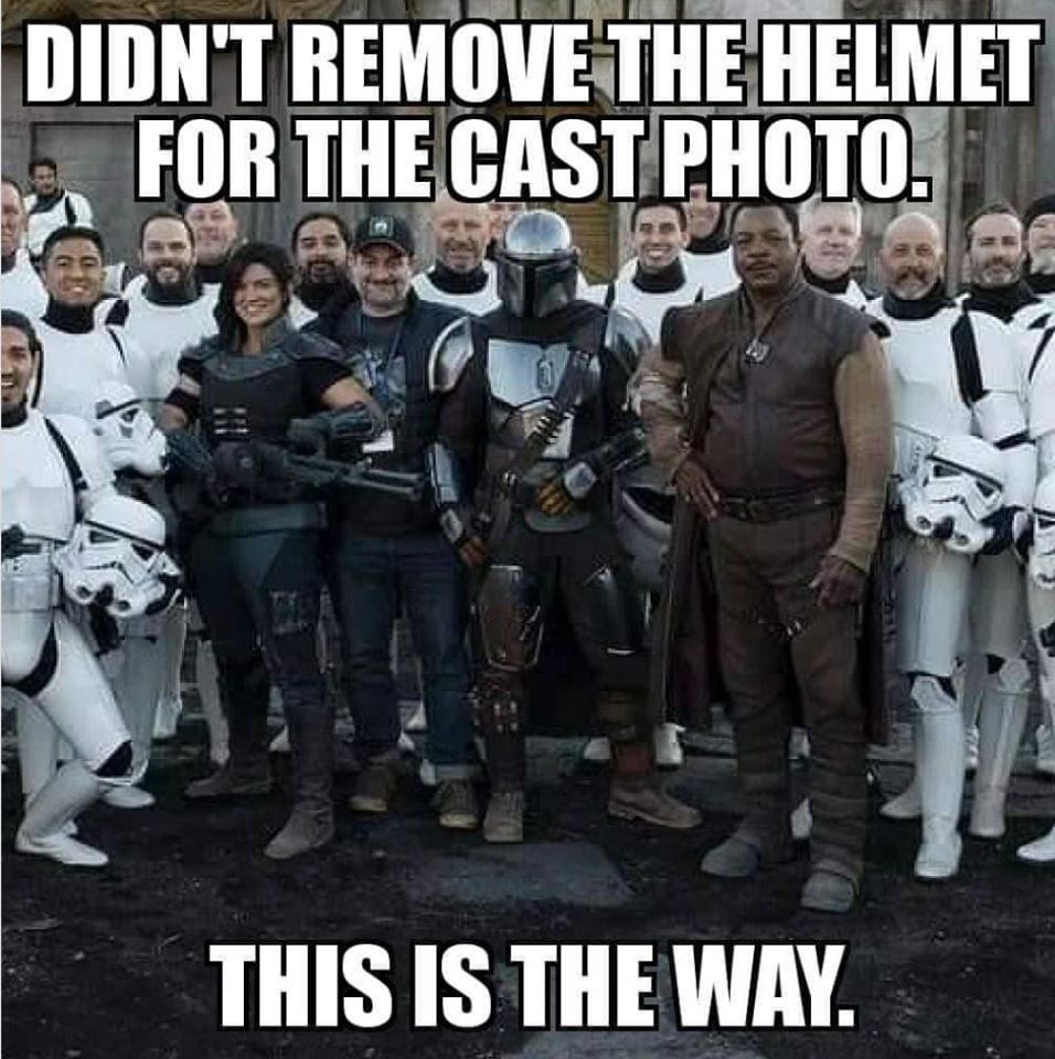 Mandalorian Meme Helmet