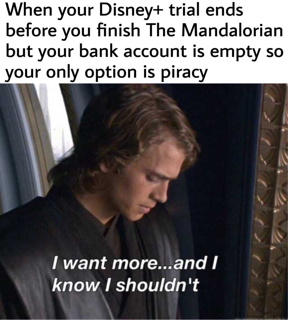 Mandalorian Meme Piracy