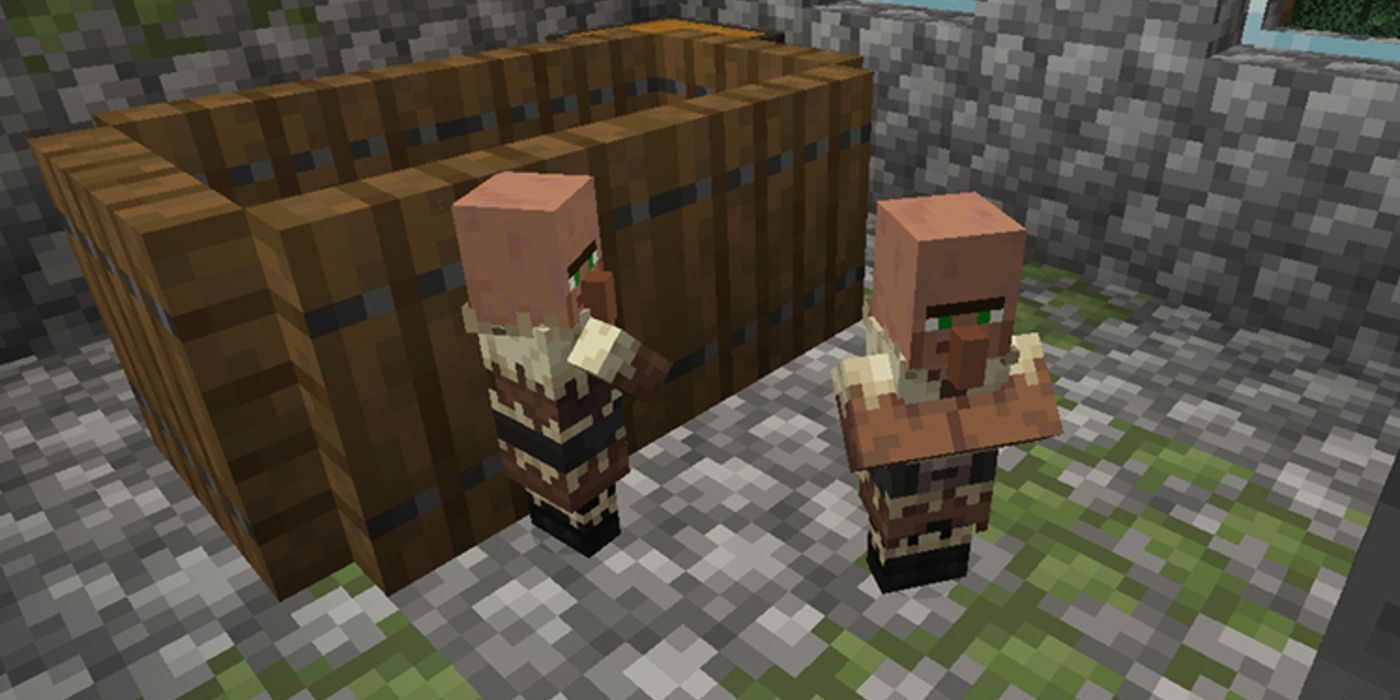 Minecraft Two Baby Villagers