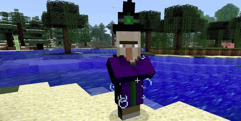 Minecraft Witch Hostile Mob
