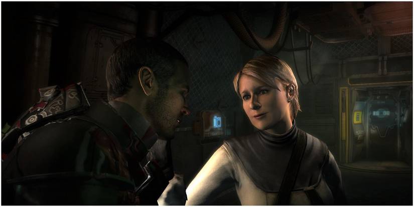 Nicole Speaking With Isaac Clarke In Dead Space