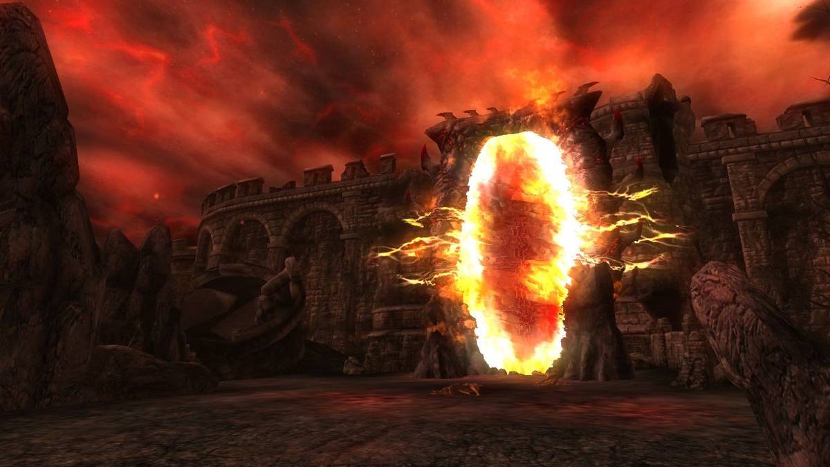 The First Gate To Oblivion in Elder Scrolls 4 Oblivion
