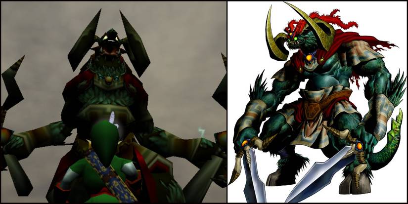 images of Ganon in The Legend of Zelda: Ocarina of Time