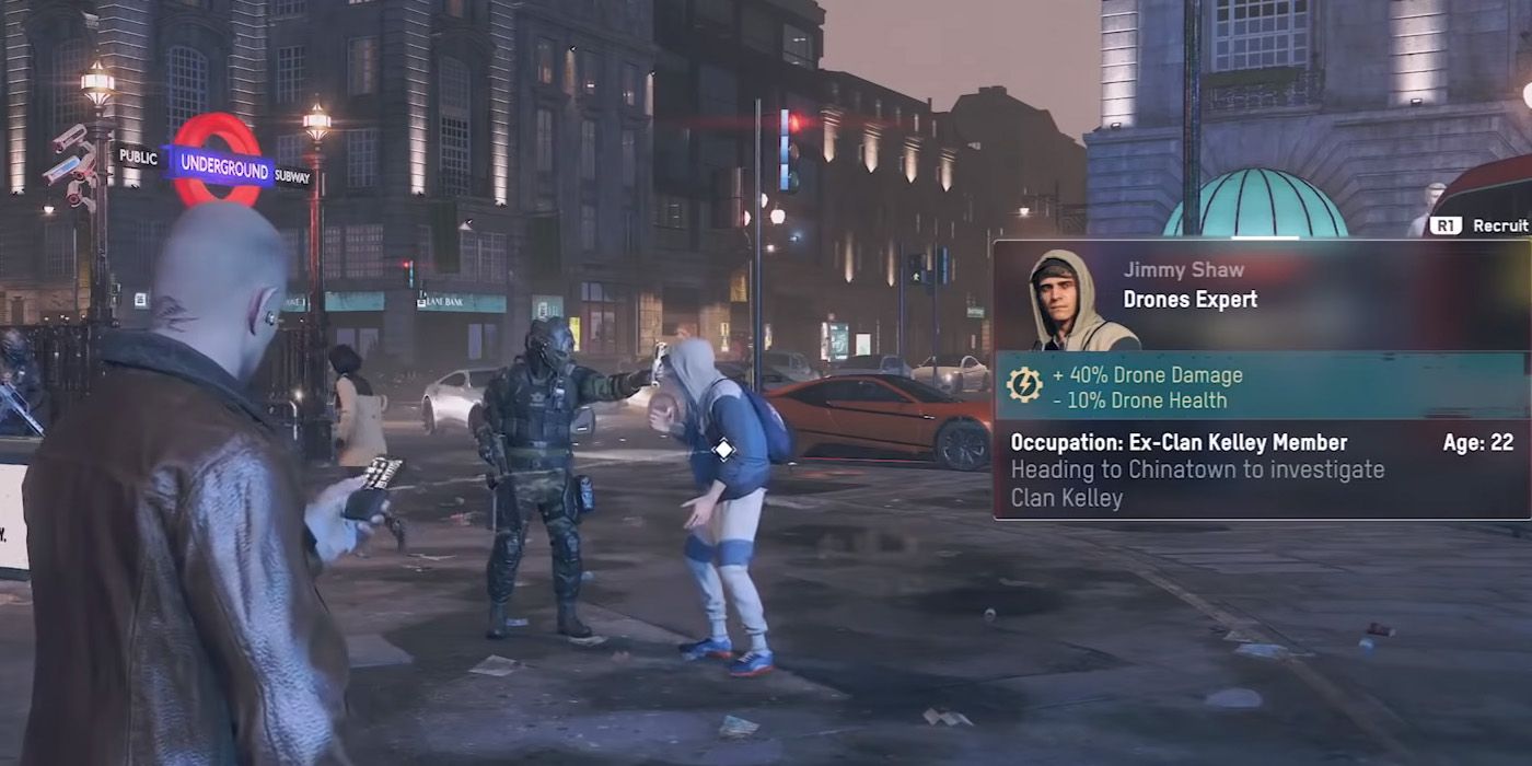 Players see an NPC scaring another NPC - Watch Dogs Recruitment Tips