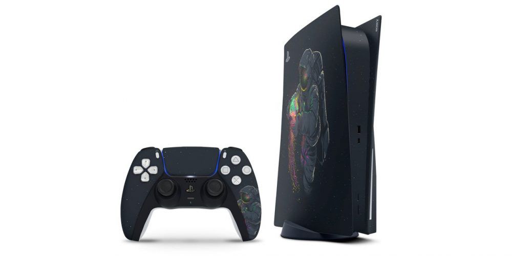 Playstation 5 Outer Space Astronaut Decal