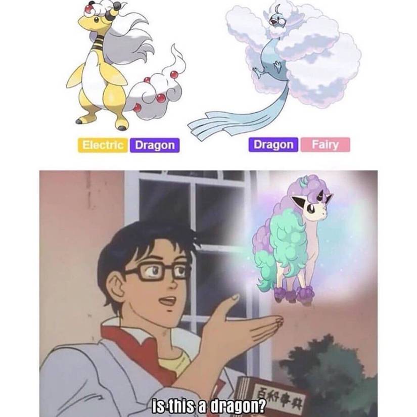 Pokemon Identifying Dragons Meme