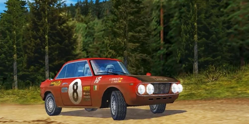 Rally Trophy In Game Racing Screenshot